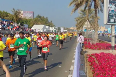 runpedia_Sudor, Kilómetros y Gloria La Potosina Loyde Hernández Brilla en Maratón de Dubái.