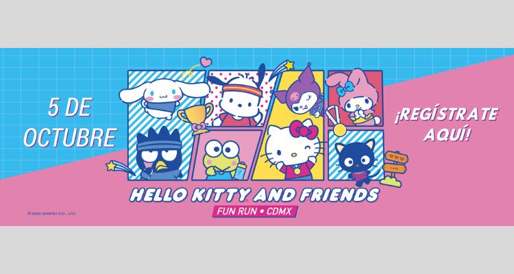 runpedia_Se Abren Inscripciones Hello Kitty and Friends Fun Run CDMX 2025.