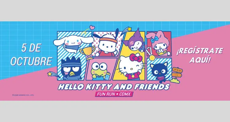 runpedia_Se Abren Inscripciones Hello Kitty and Friends Fun Run CDMX 2025.
