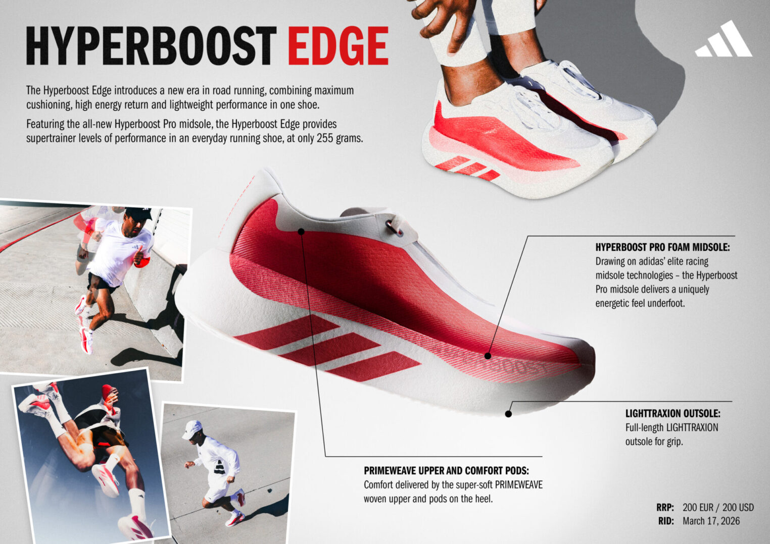 ADIDAS REVELA LA VENTAJA DE HYPERBOOST, INICIANDO UNA NUEVA ERA EN EL ...