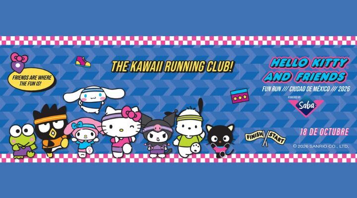Runpedia_Inscribete YA! HELLO KITTY AND FRIENDS FUN RUN 2026. CDMX, MTY y GDL.
