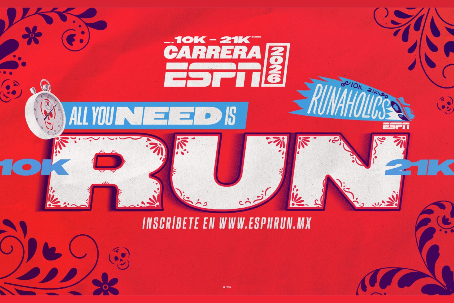 Runpedia_¡Inscríbete Ya! Convocatoria Oficial 21K y 10K ESPN 2026.